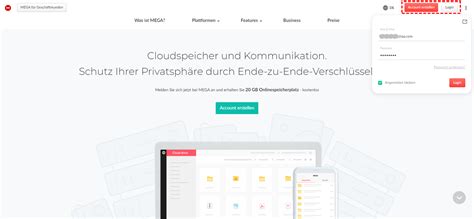 mega sign in cloud.